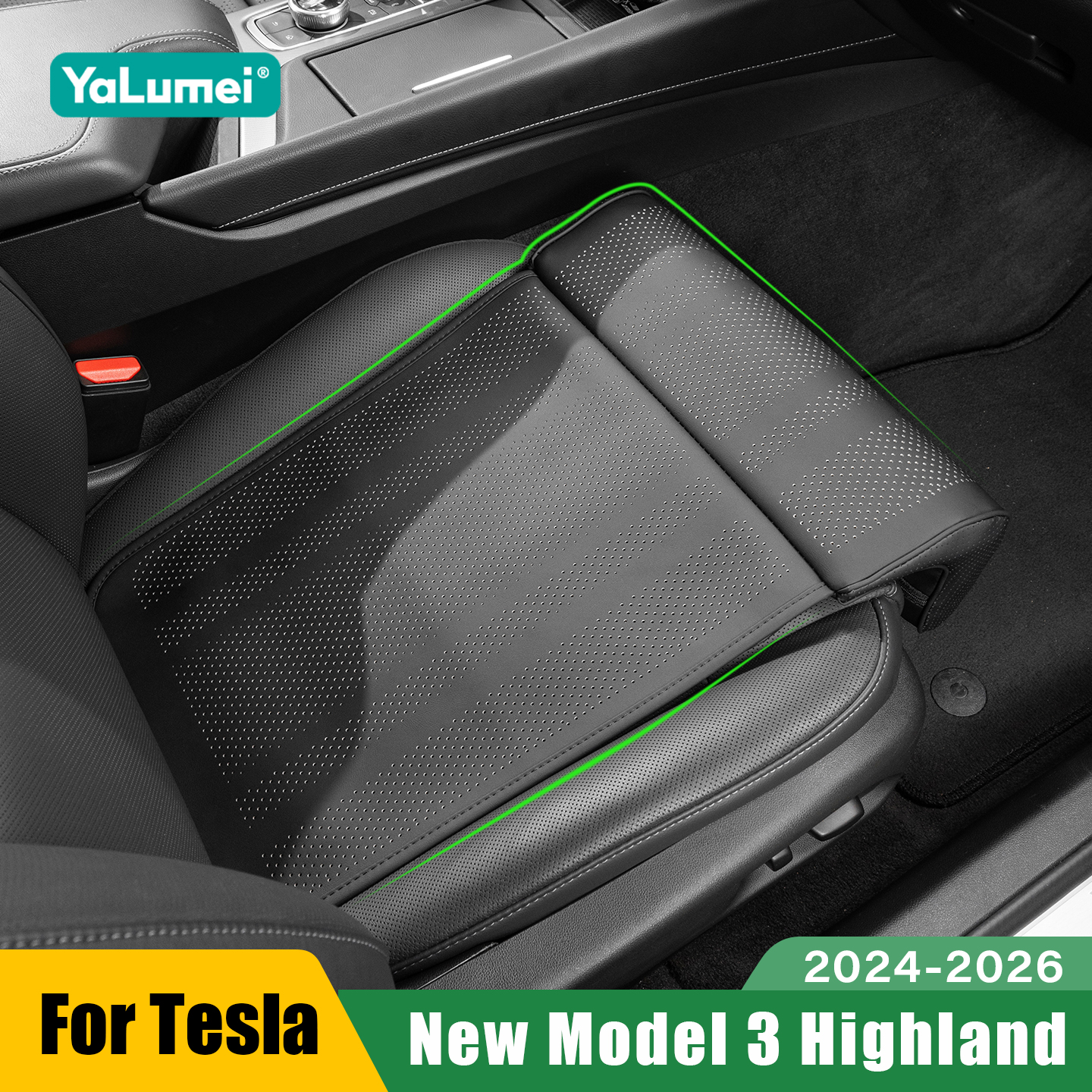 Car Seat Cushion Memory Foam - For Tesla New Model 3 Highland