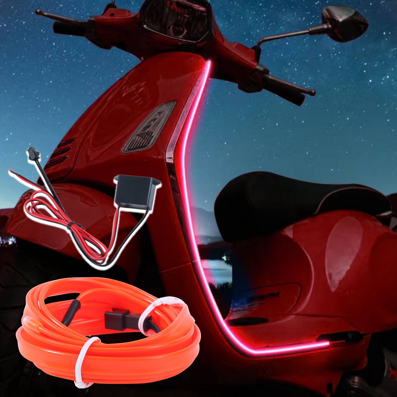 Car Accessories Youtube - Car Interior Strip Light Ambient Lighting