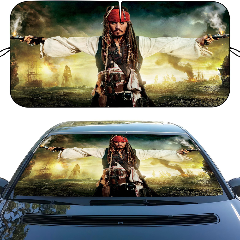 Car Accessories Window - Jack Sparrow Car Sunshade Windshield Car