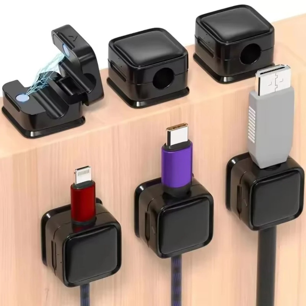 Car Cable Organizer - ​Magnetic Cable Clips Adjustable Cord Holder
