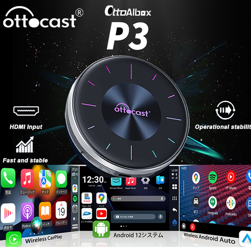 Car Accessories Youtube - OTTOCAST P3 CarPlay AI Box Wireless