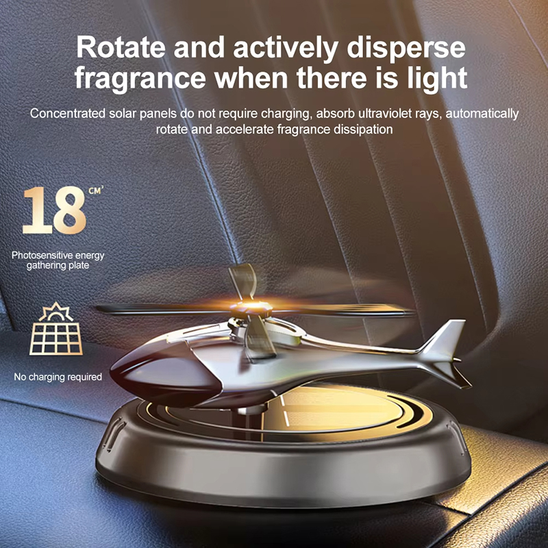 Car Accessories Perfume - Helicopter Styling Solar Car Air Freshenerdecorative