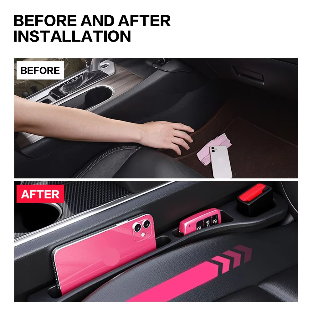 2PCS Car Seat Gap Filler Betwe - Car Seat Organizer avis et prix
