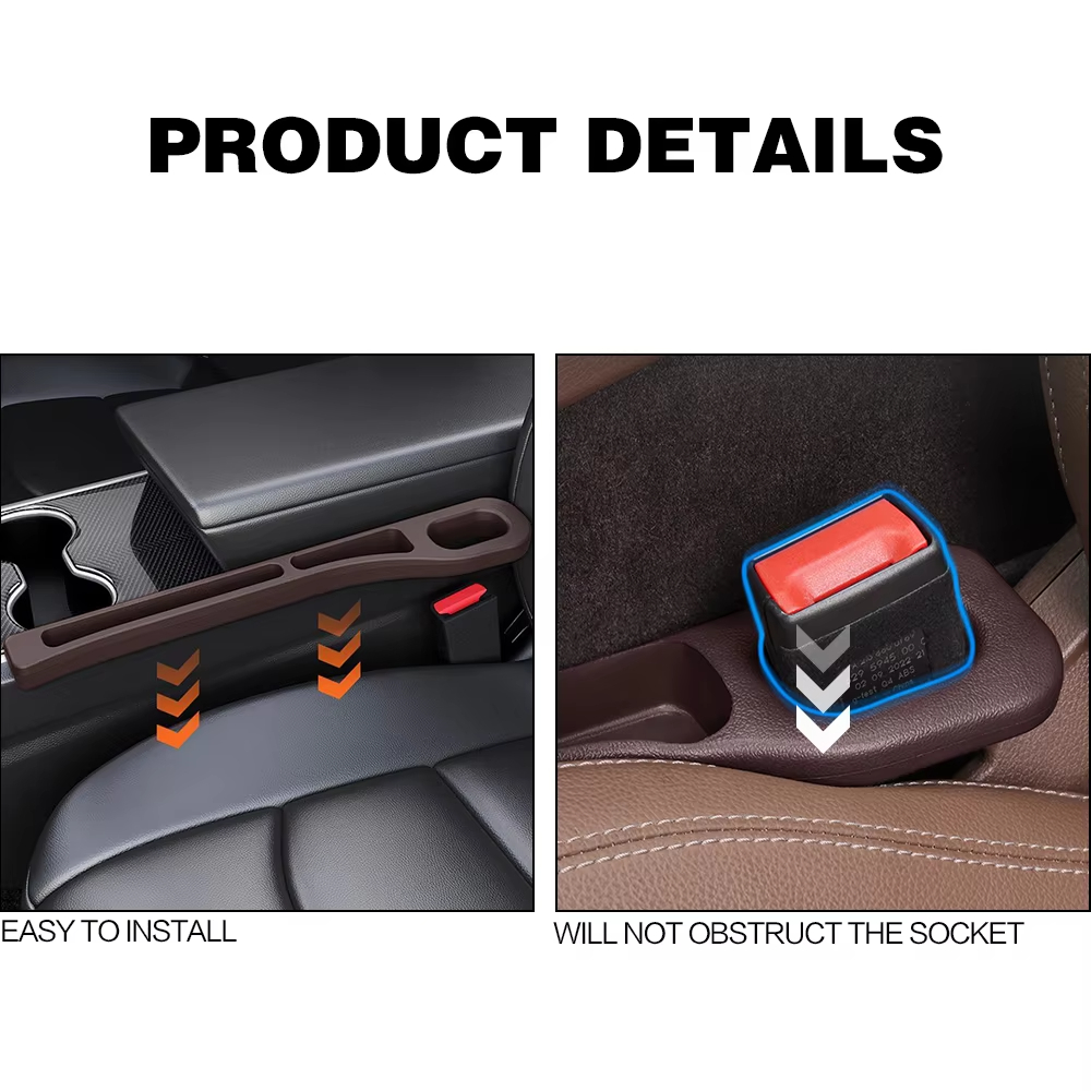 2PCS Car Seat Gap Filler Betwe - Car Seat Organizer avis et prix
