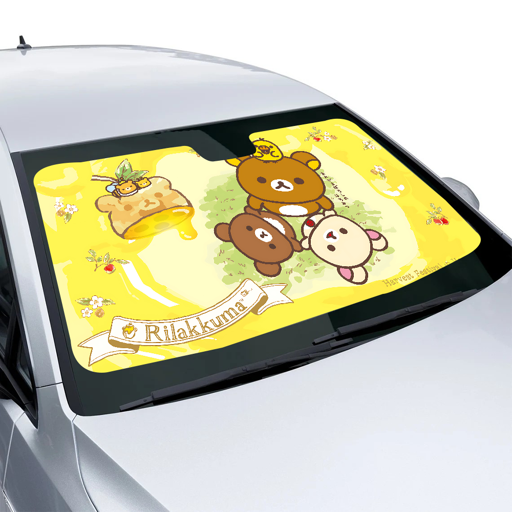 Kawaii Rilakkuma Bear Windshie - Car Accessories Window avis et prix