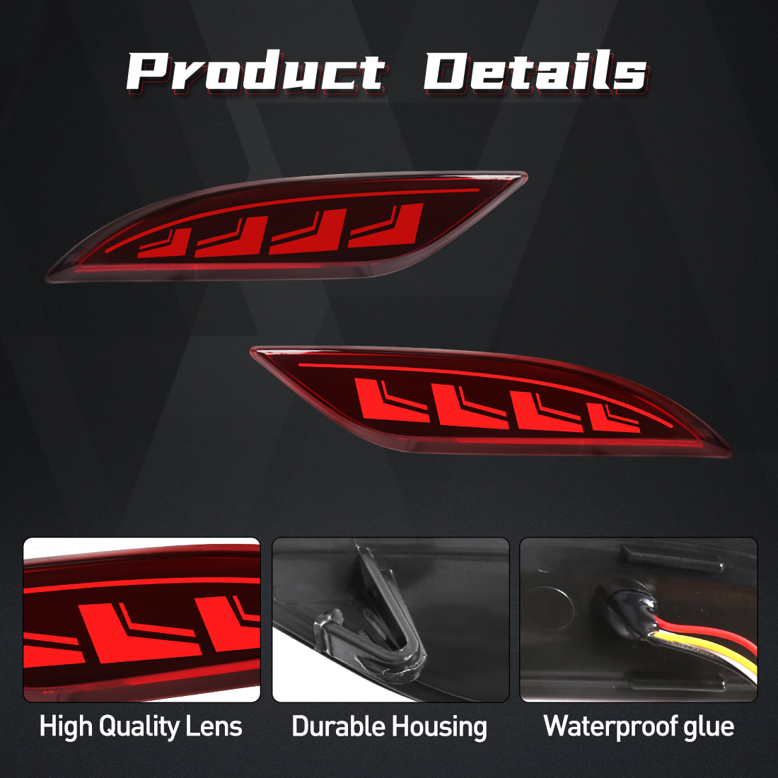 LED Rear Bumper Lights For Che - Car Accessories Xl avis et prix