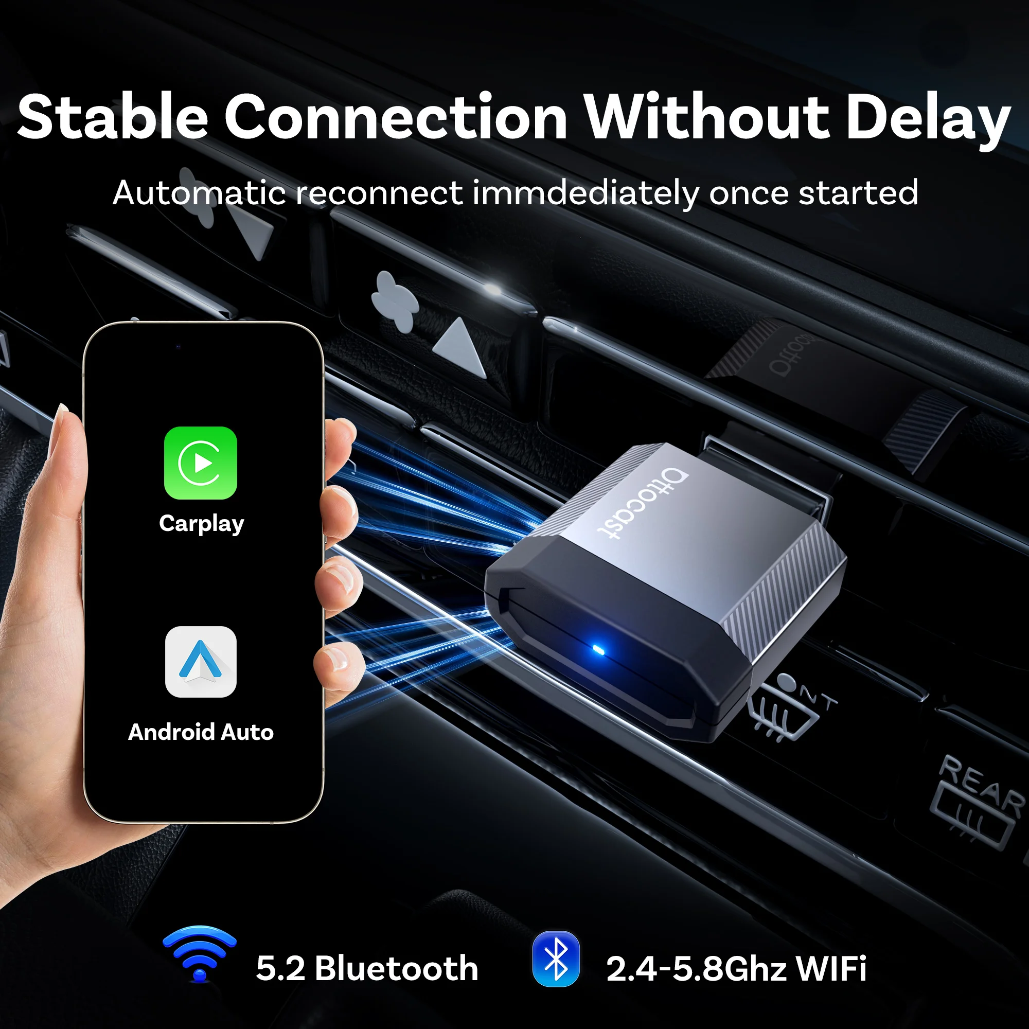 OTTOCAST Mini Nova Wired to Wi - Car Accessories Youtube avis et prix