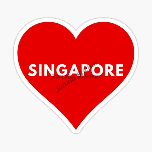 Singapore SGP Flag Map Merlion - Car Accessories Singapore avis et prix