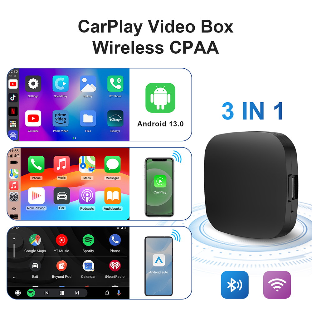 New 3 in 1 Wireless Carplay&An - Car Accessories Youtube avis et prix
