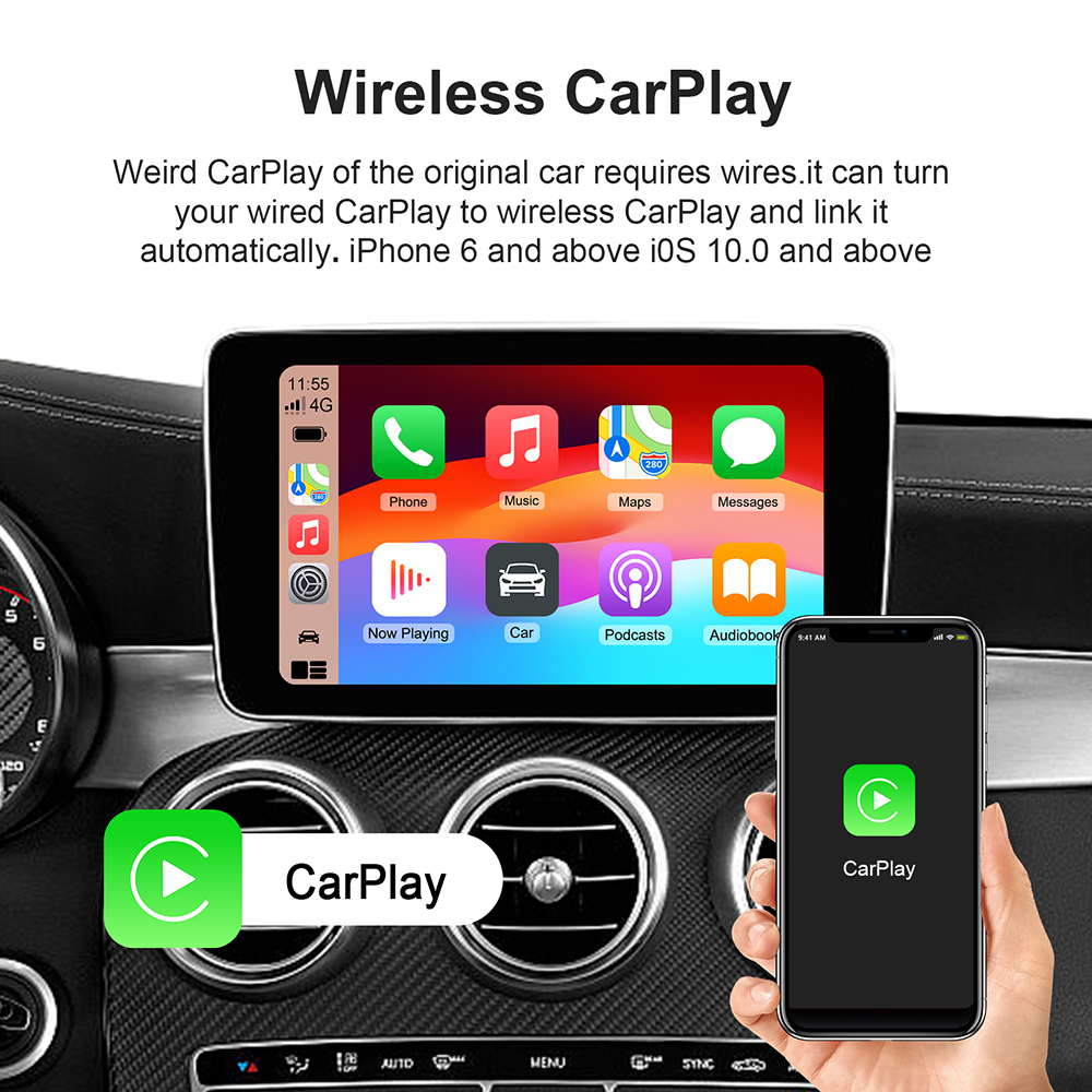 New 3 in 1 Wireless Carplay&An - Car Accessories Youtube avis et prix