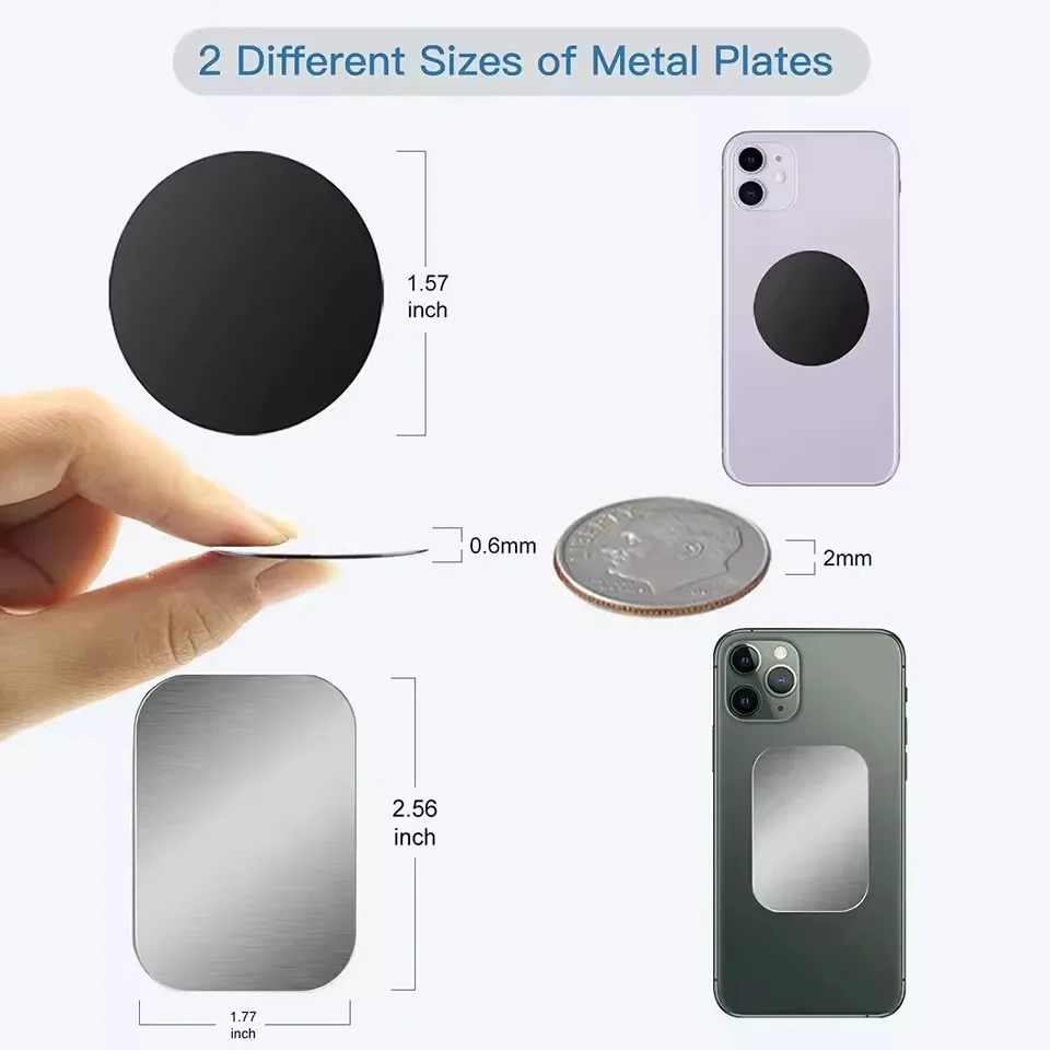 Metal Plate Disk For Magnetic  - Car Accessories Phone Holder avis et prix