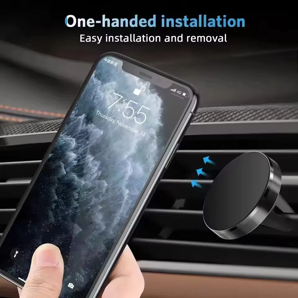 Magnetic Car Phone Holder Moun - Car Accessories Phone Holder avis et prix
