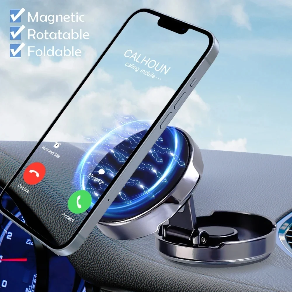 Round Folding Magnetic Car Hol - Car Accessories Phone Holder avis et prix