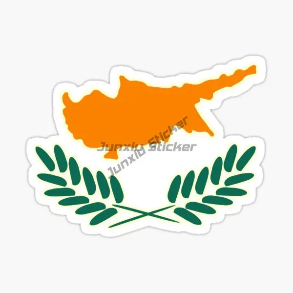 Creative Cyprus Flag Map Water - Car Accessories Cyprus avis et prix