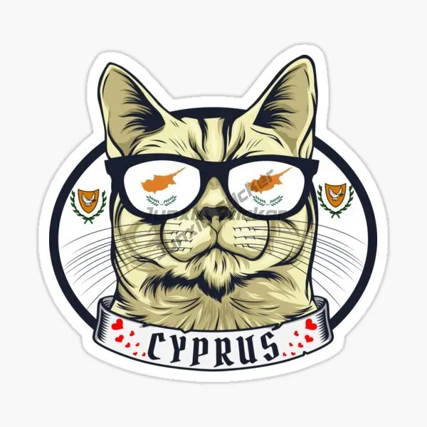 Creative Cyprus Flag Map Water - Car Accessories Cyprus avis et prix