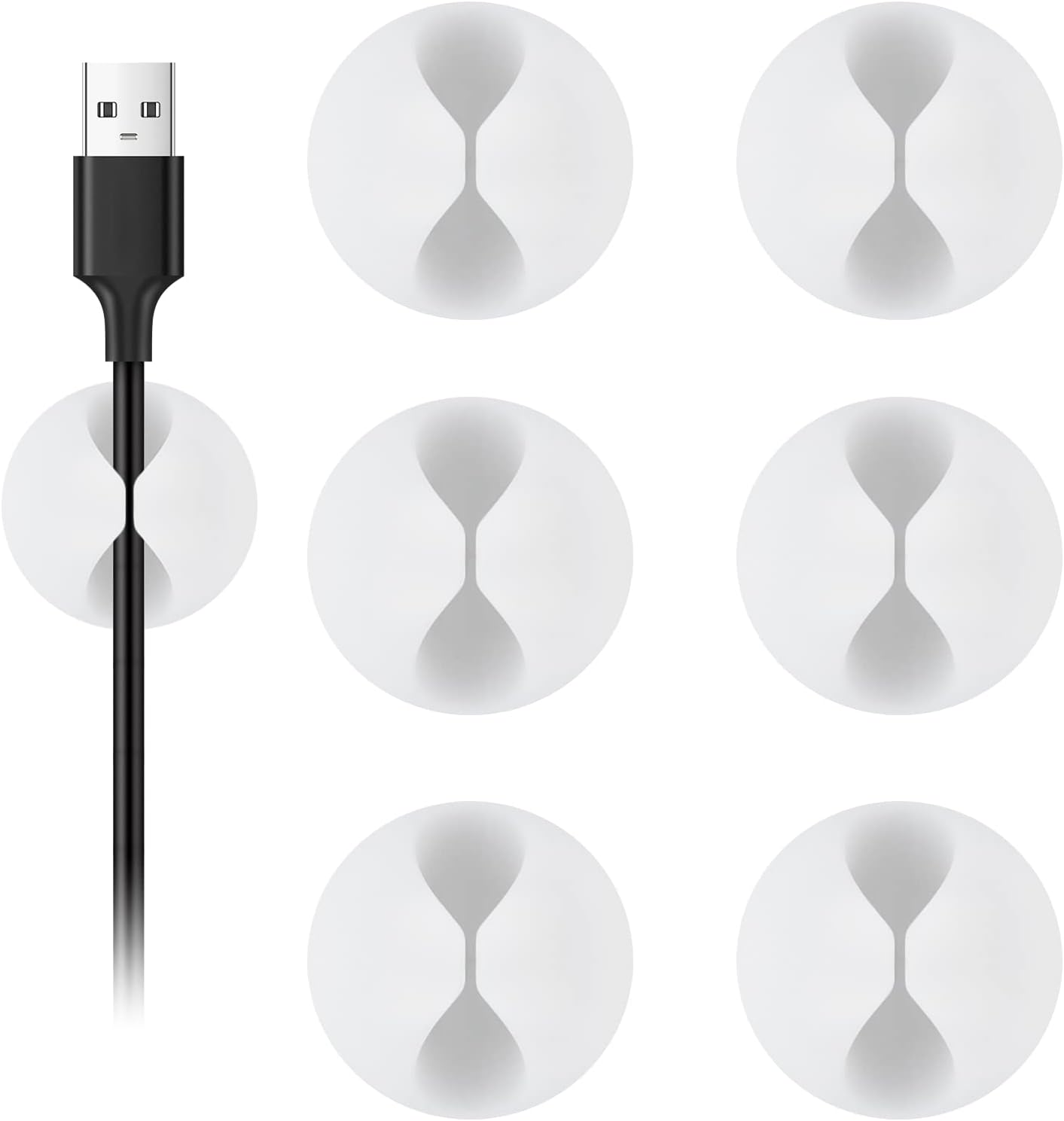 Cable Clips, 10 Pack White Cor - Car Cable Organizer avis et prix
