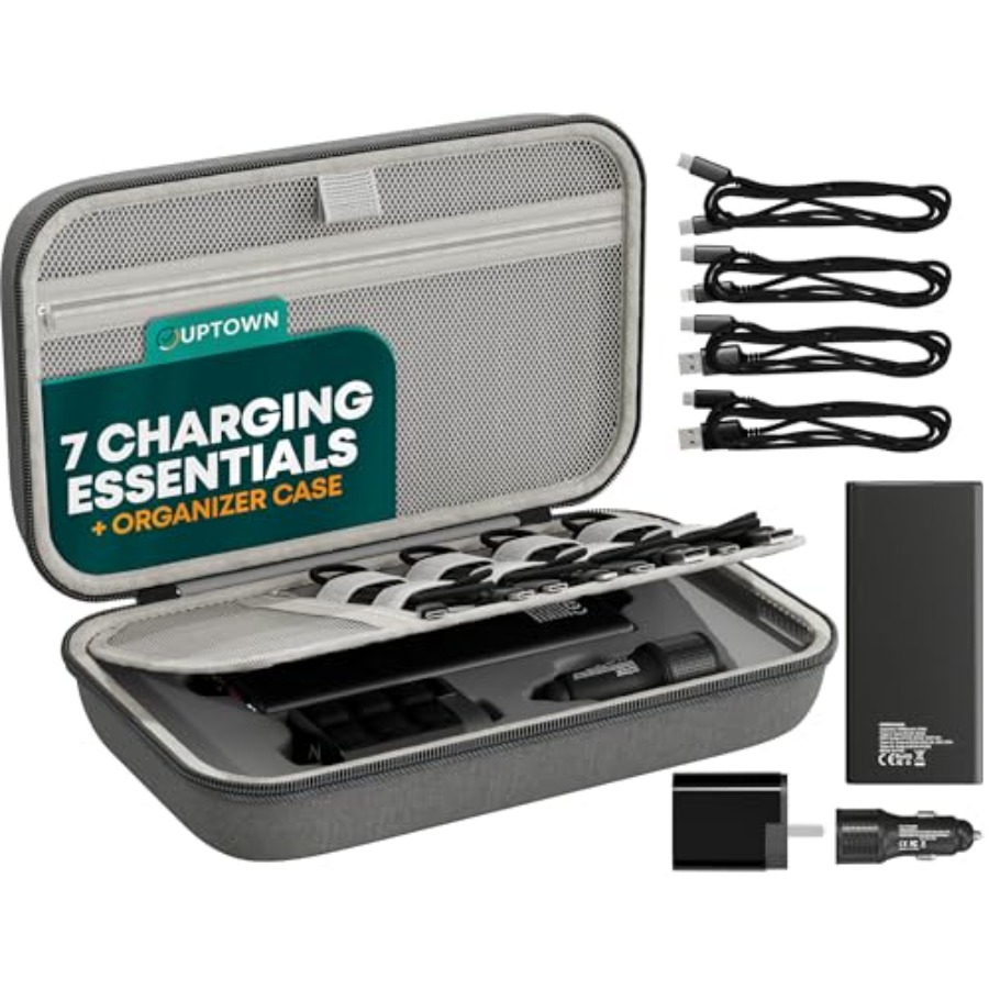 Travel Charging Kit: 10, 000mA - Car Cable Organizer avis et prix