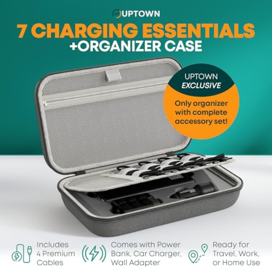 Travel Charging Kit: 10, 000mA - Car Cable Organizer avis et prix