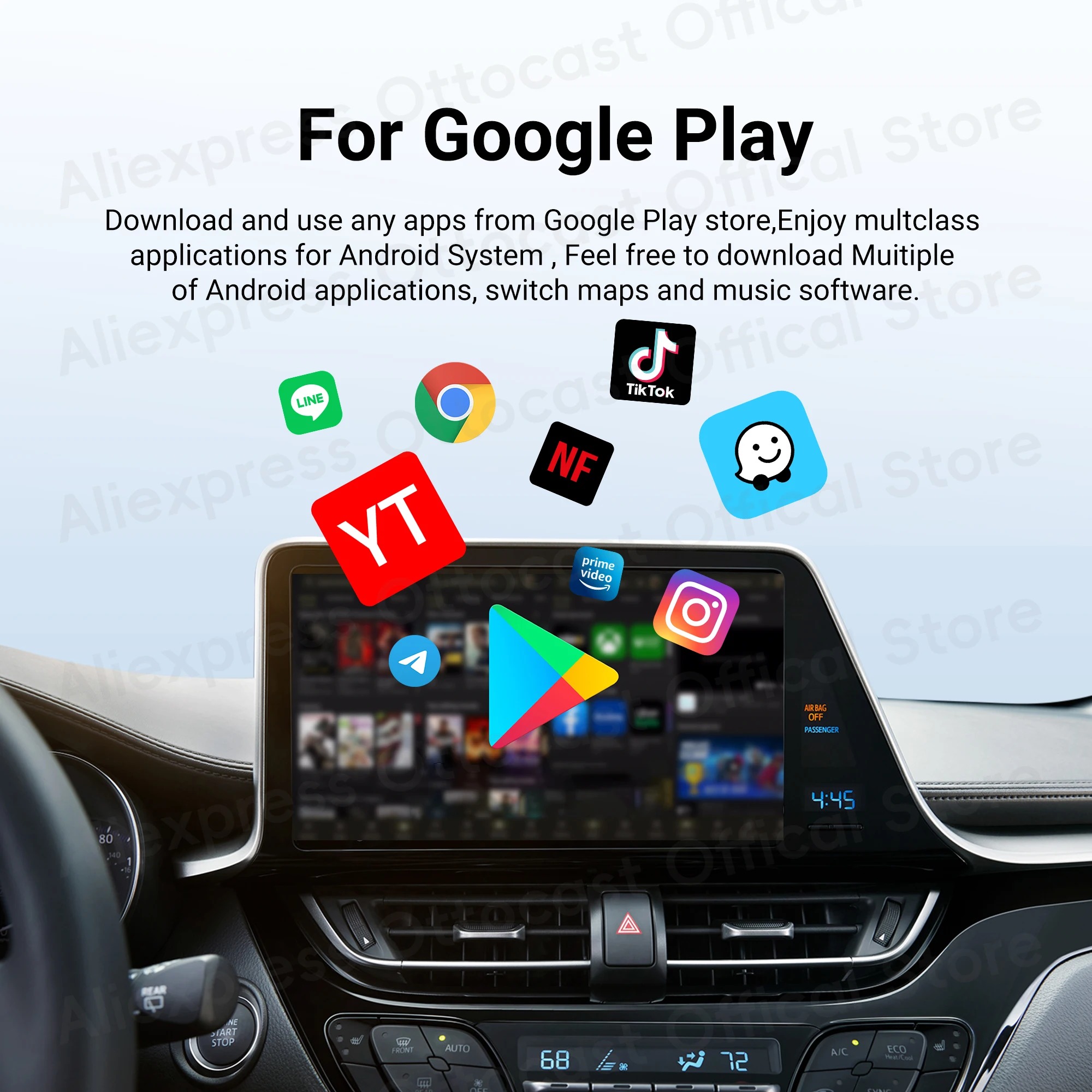 OTTOCAST New P3 Lite OttoAiBox - Car Accessories Youtube avis et prix