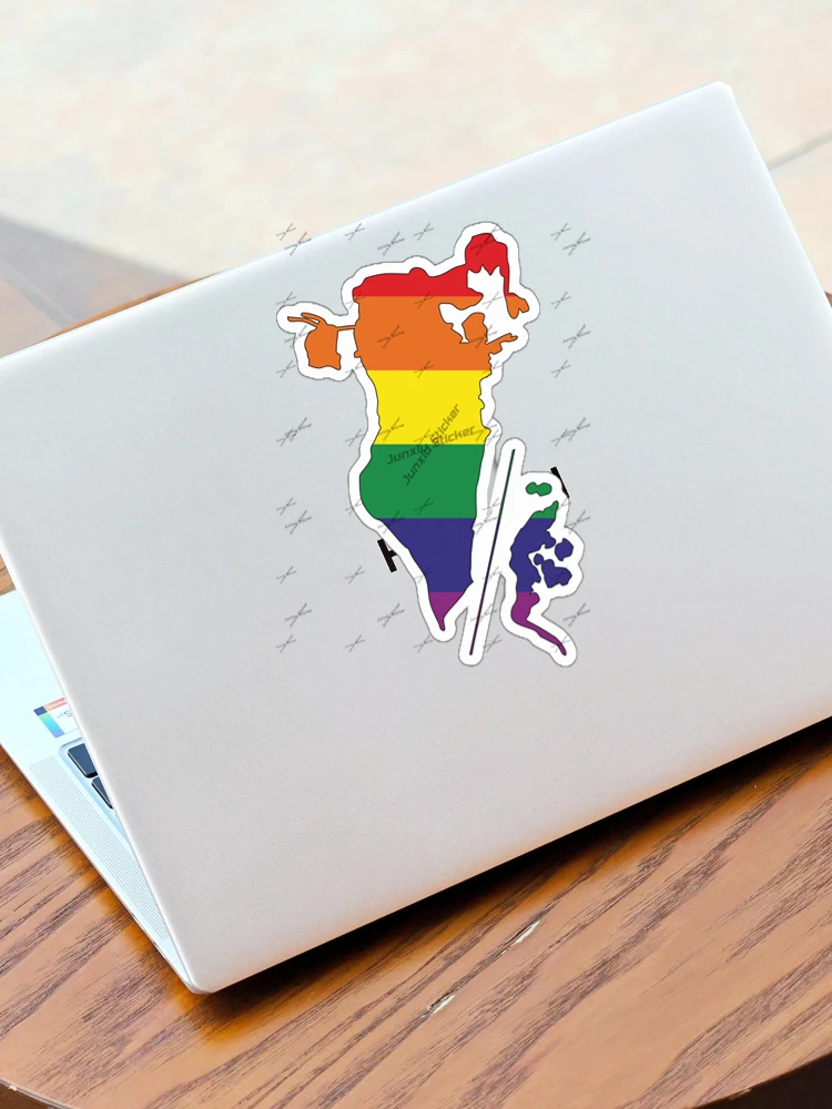 Bahrain Gay Rainbow outline Fl - Car Accessories Bahrain avis et prix
