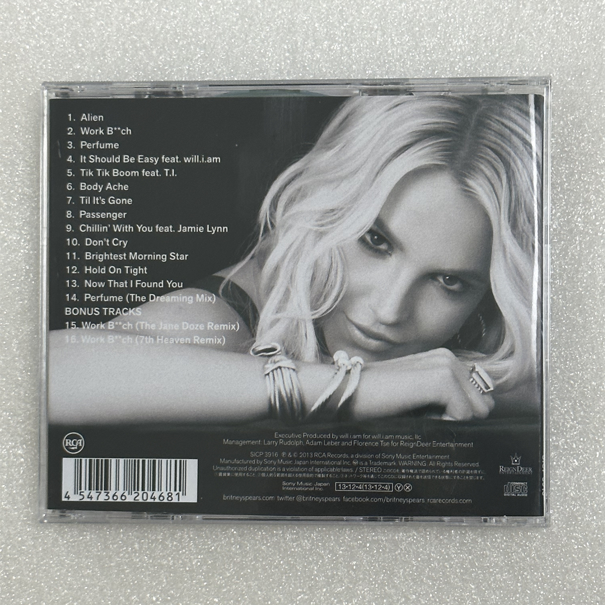 Pop Britney Spears Music CD Br - Car Accessories Perfume avis et prix