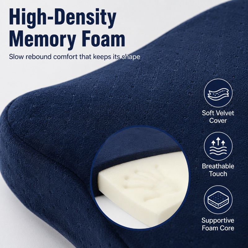 Thick Memory Foam Chair Cushio - Car Seat Cushion Memory Foam avis et prix