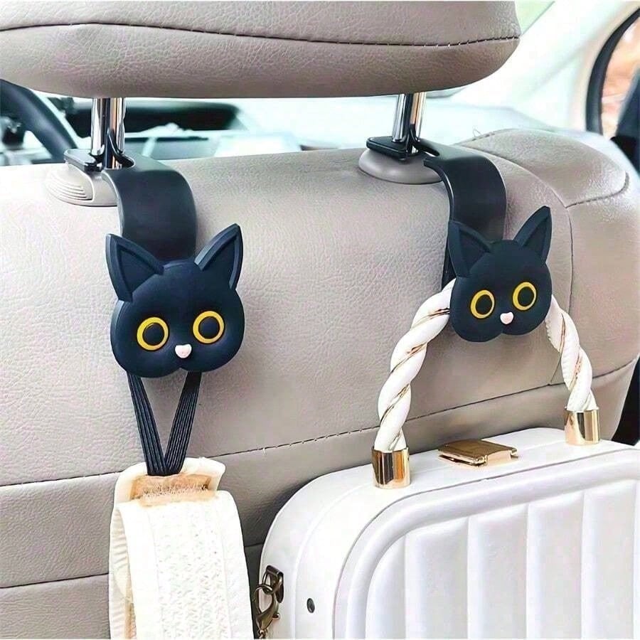 2pcs 3D Cartoon Cat Car Seat H - Car Seat Organizer avis et prix