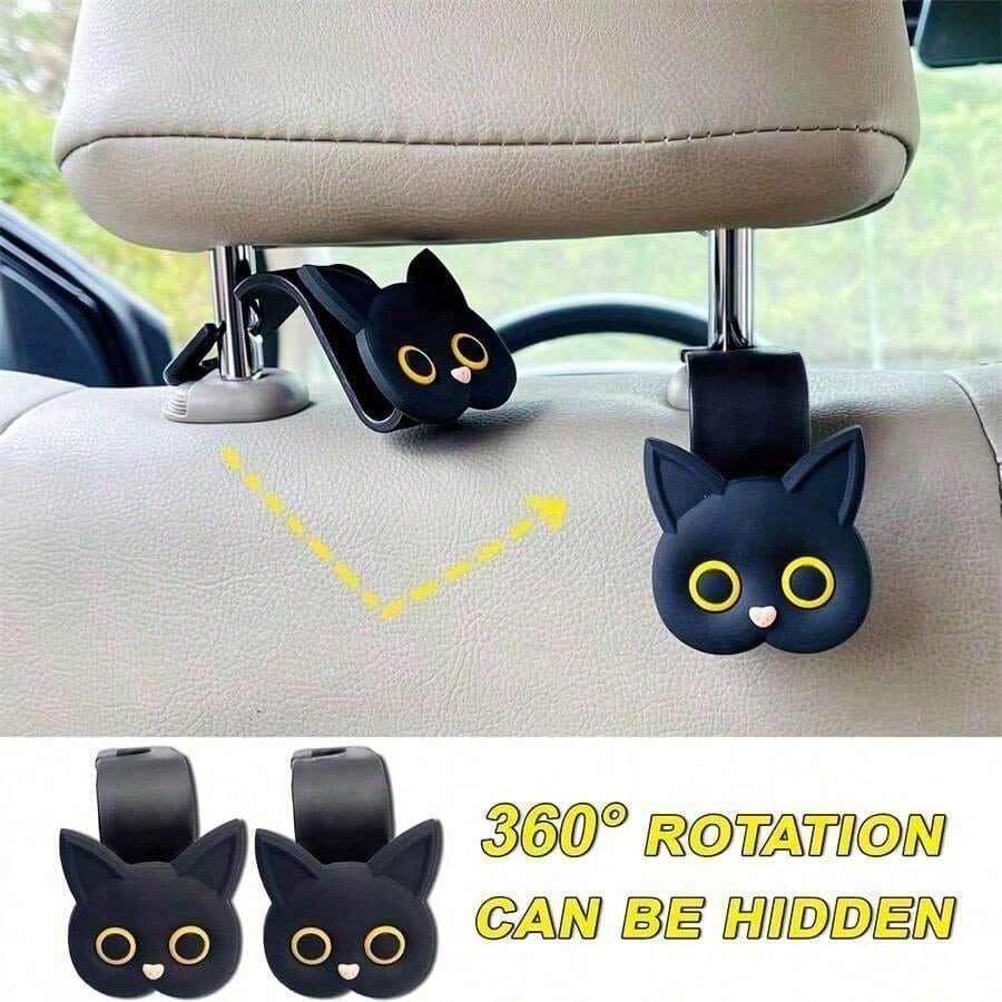 2pcs 3D Cartoon Cat Car Seat H - Car Seat Organizer avis et prix