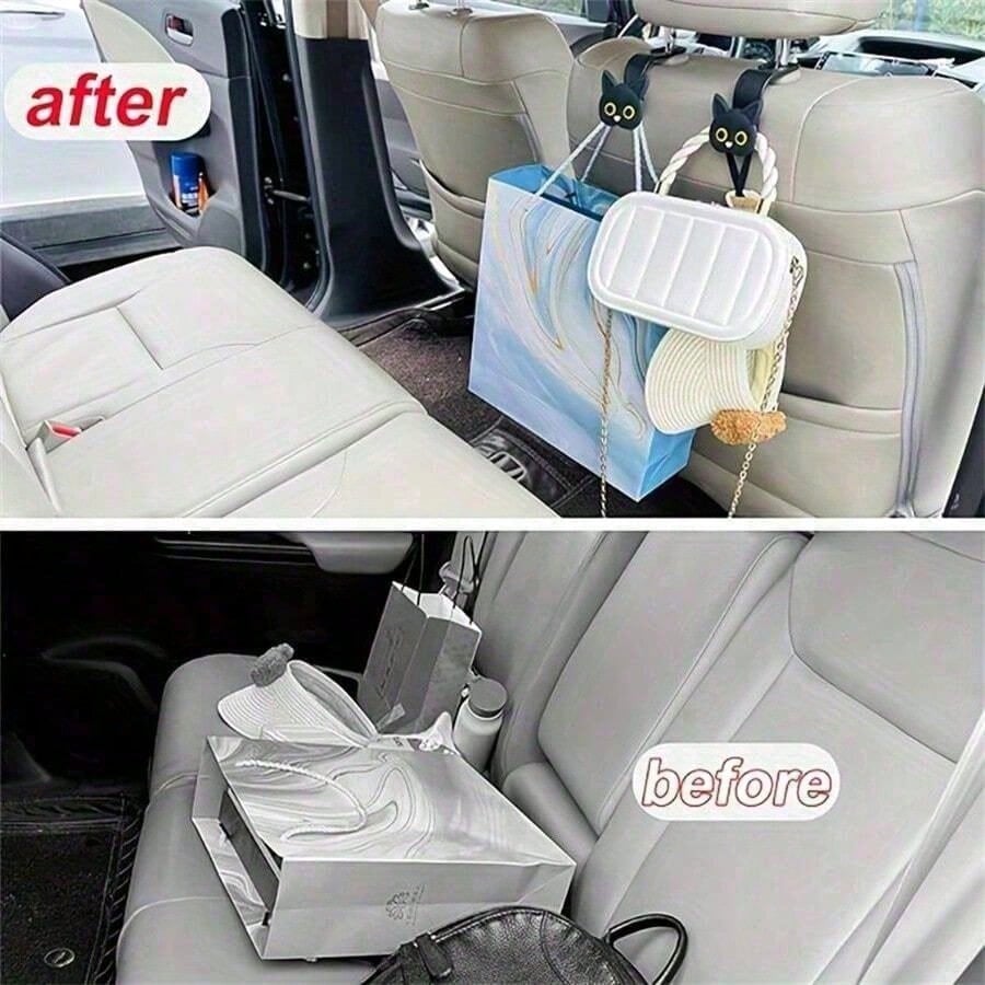 2pcs 3D Cartoon Cat Car Seat H - Car Seat Organizer avis et prix