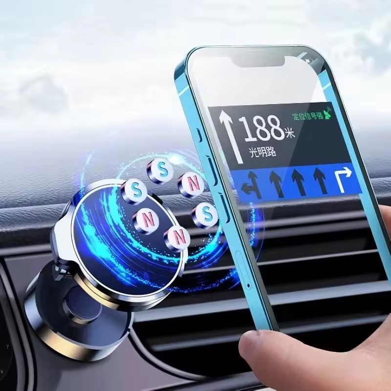Round Folding Magnetic Car Hol - Car Accessories Phone Holder avis et prix