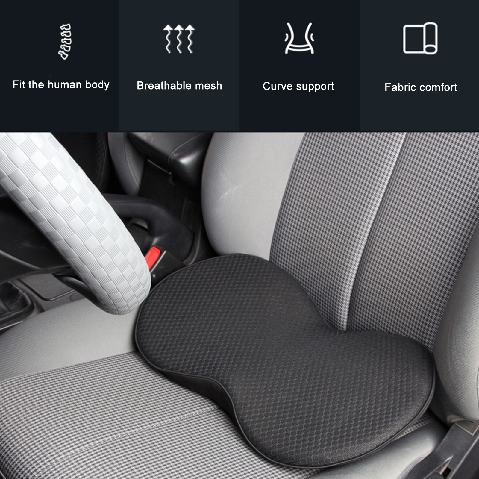 Car Seat Cushion Mini Memory F - Car Seat Cushion Memory Foam avis et prix