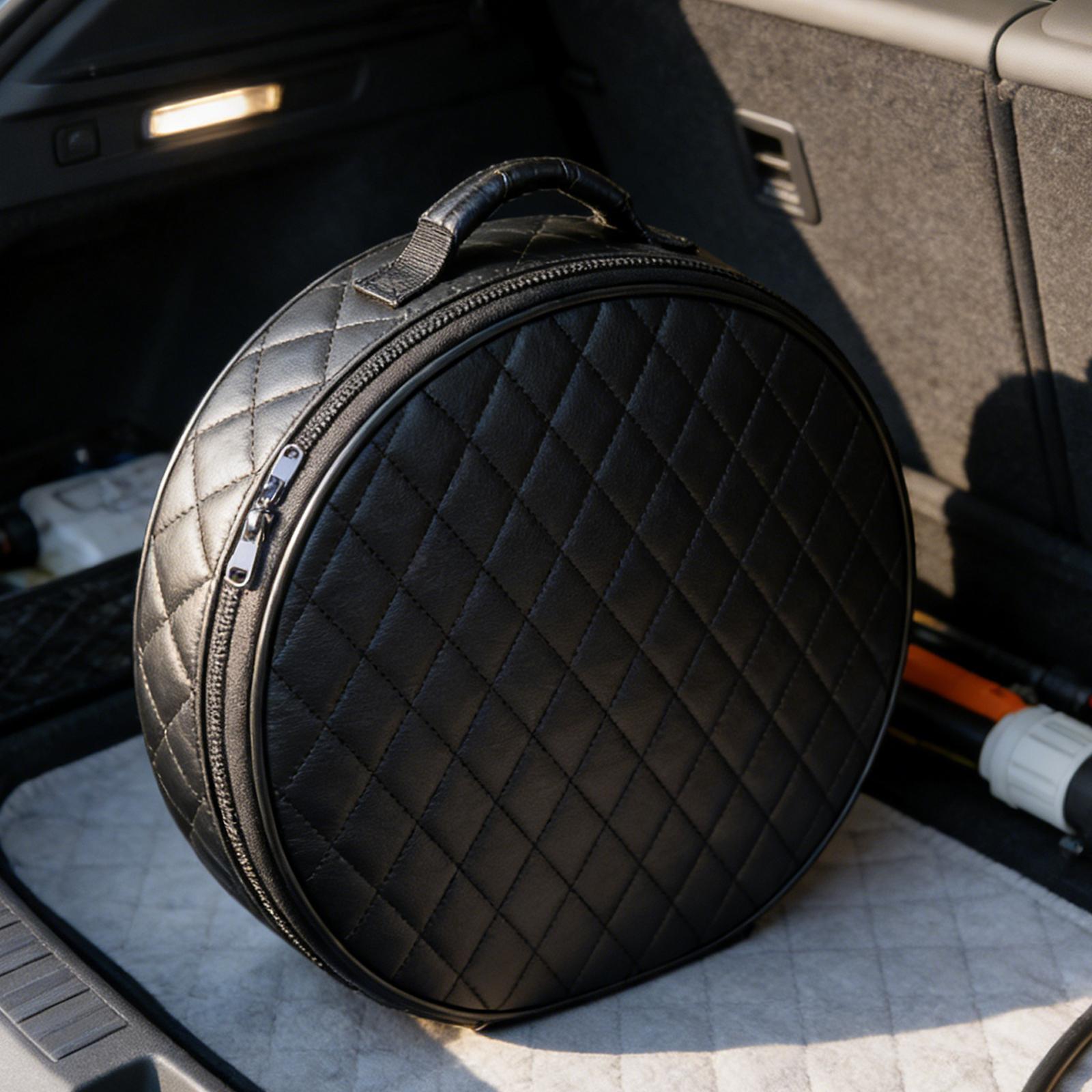 Car Charging Cable Bag PU Leat - Car Cable Organizer avis et prix