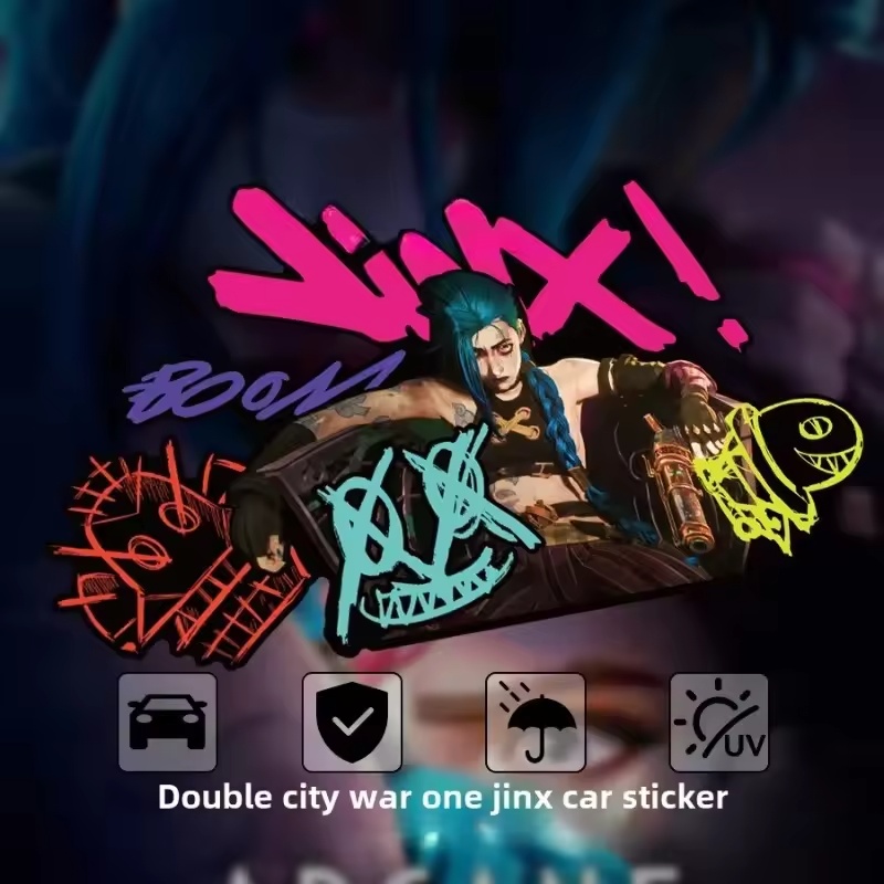 Arcane Jinx Graffiti Reflectiv - Car Accessories Window avis et prix