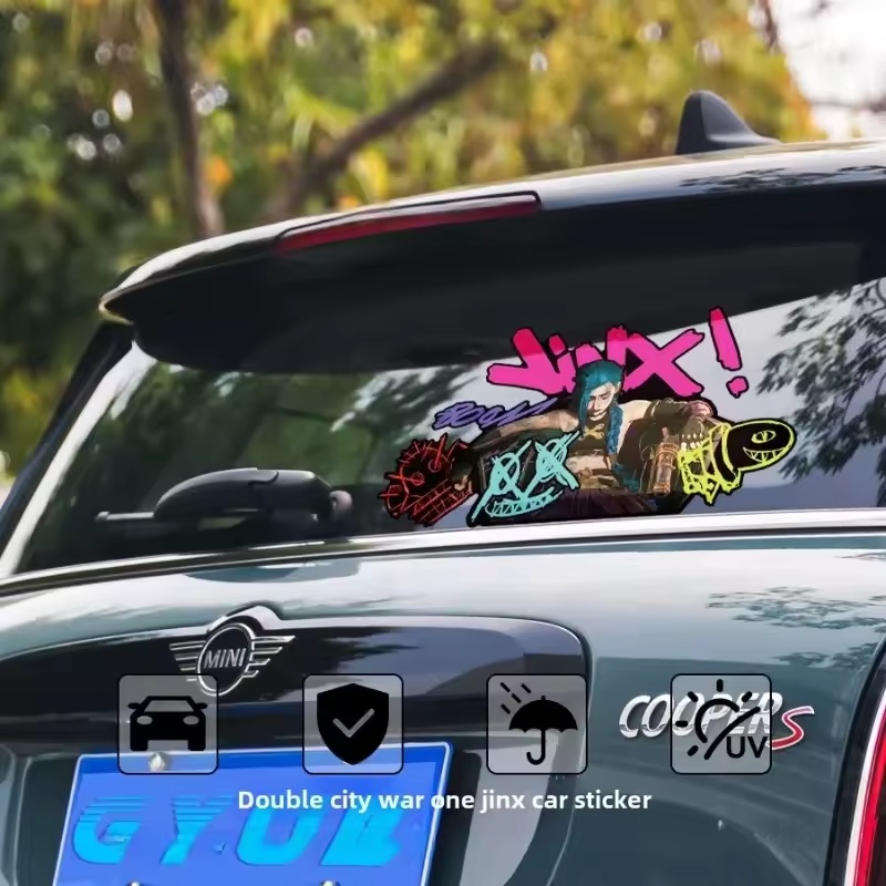 Arcane Jinx Graffiti Reflectiv - Car Accessories Window avis et prix