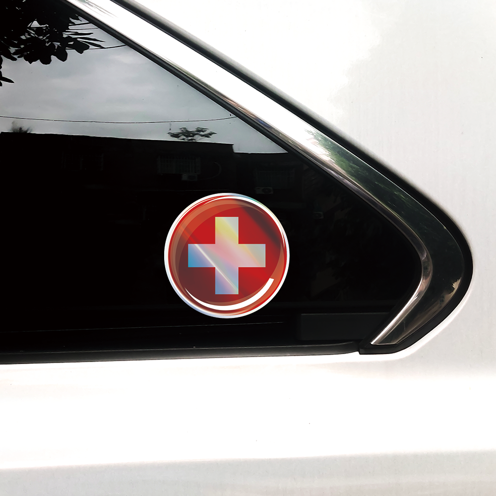Switzerland Flag Serbia Cyprus - Car Accessories Cyprus avis et prix