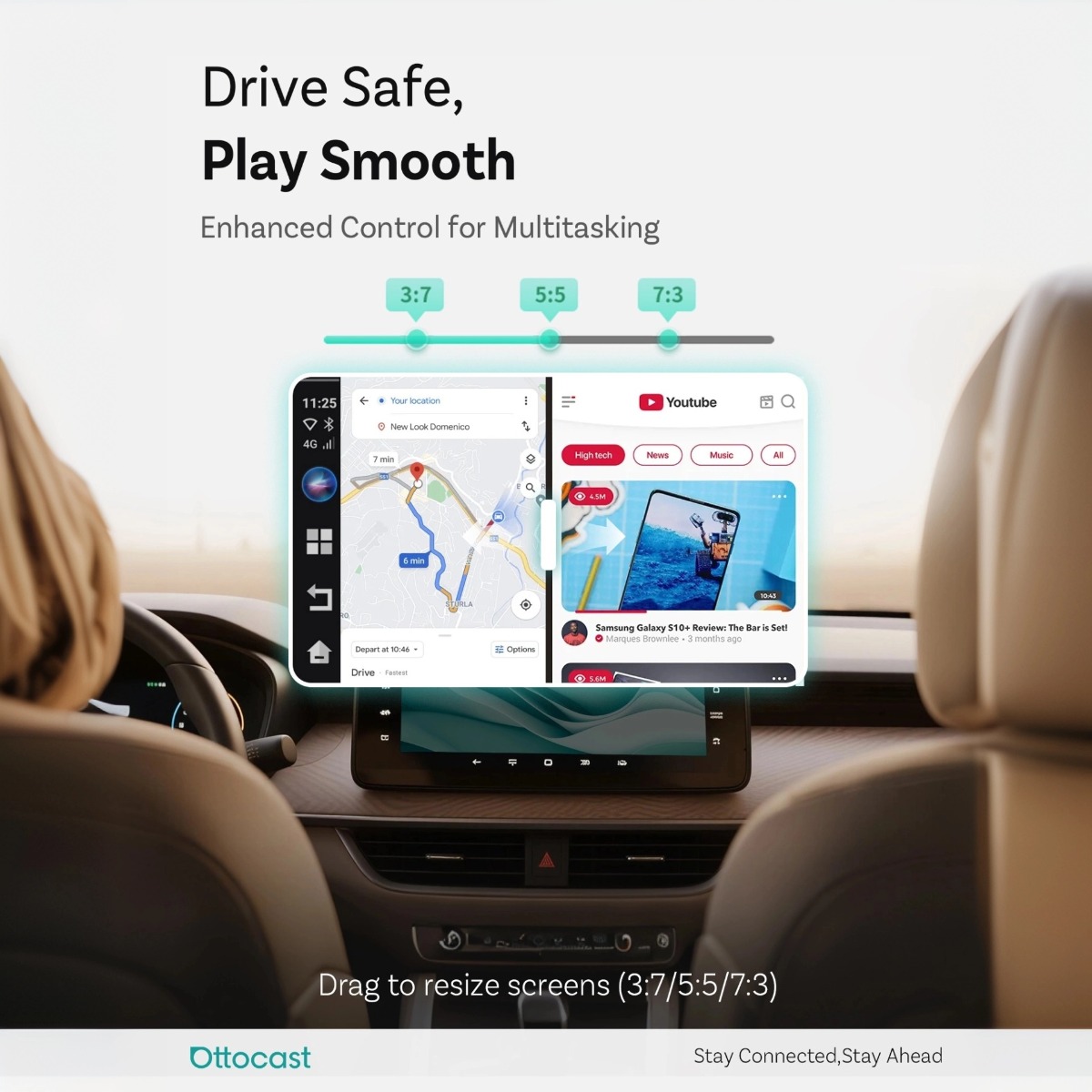 Ottocast  E2 AI Box Wireless C - Car Accessories Youtube avis et prix