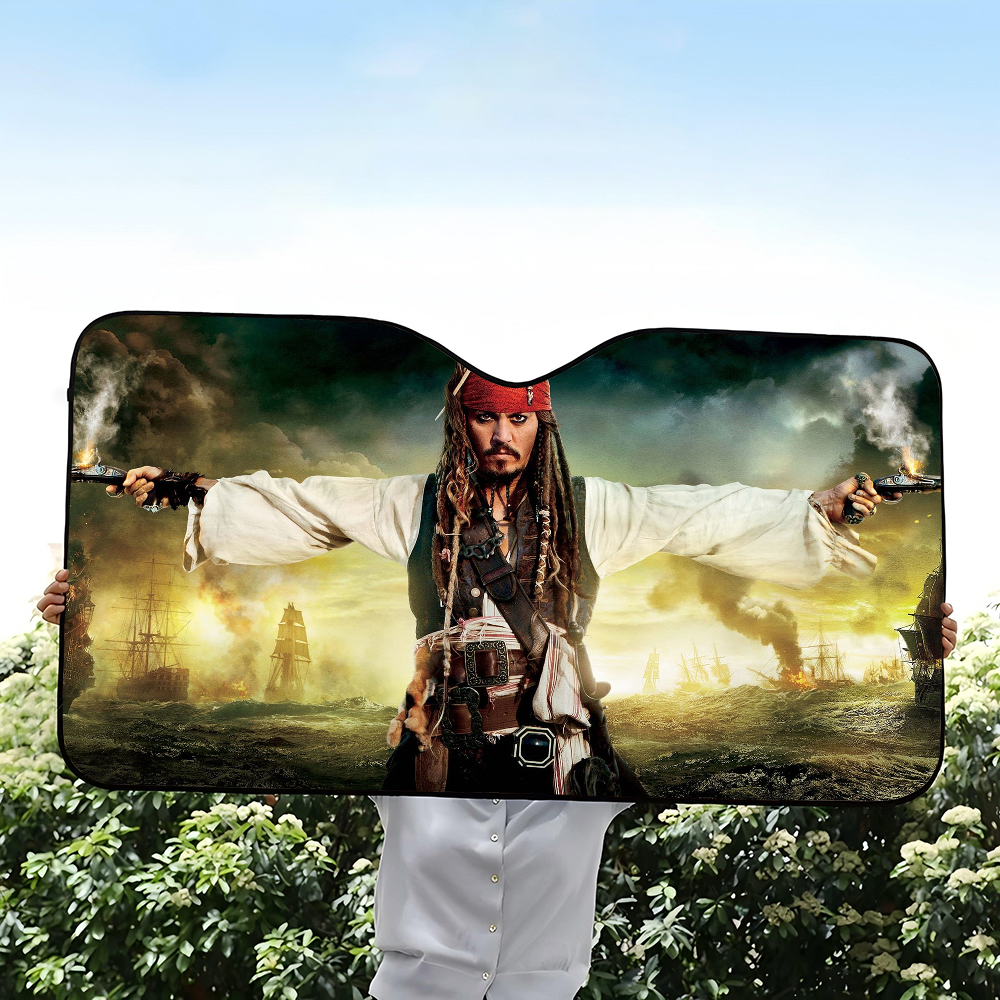 Jack Sparrow Car Sunshade Wind - Car Accessories Window avis et prix