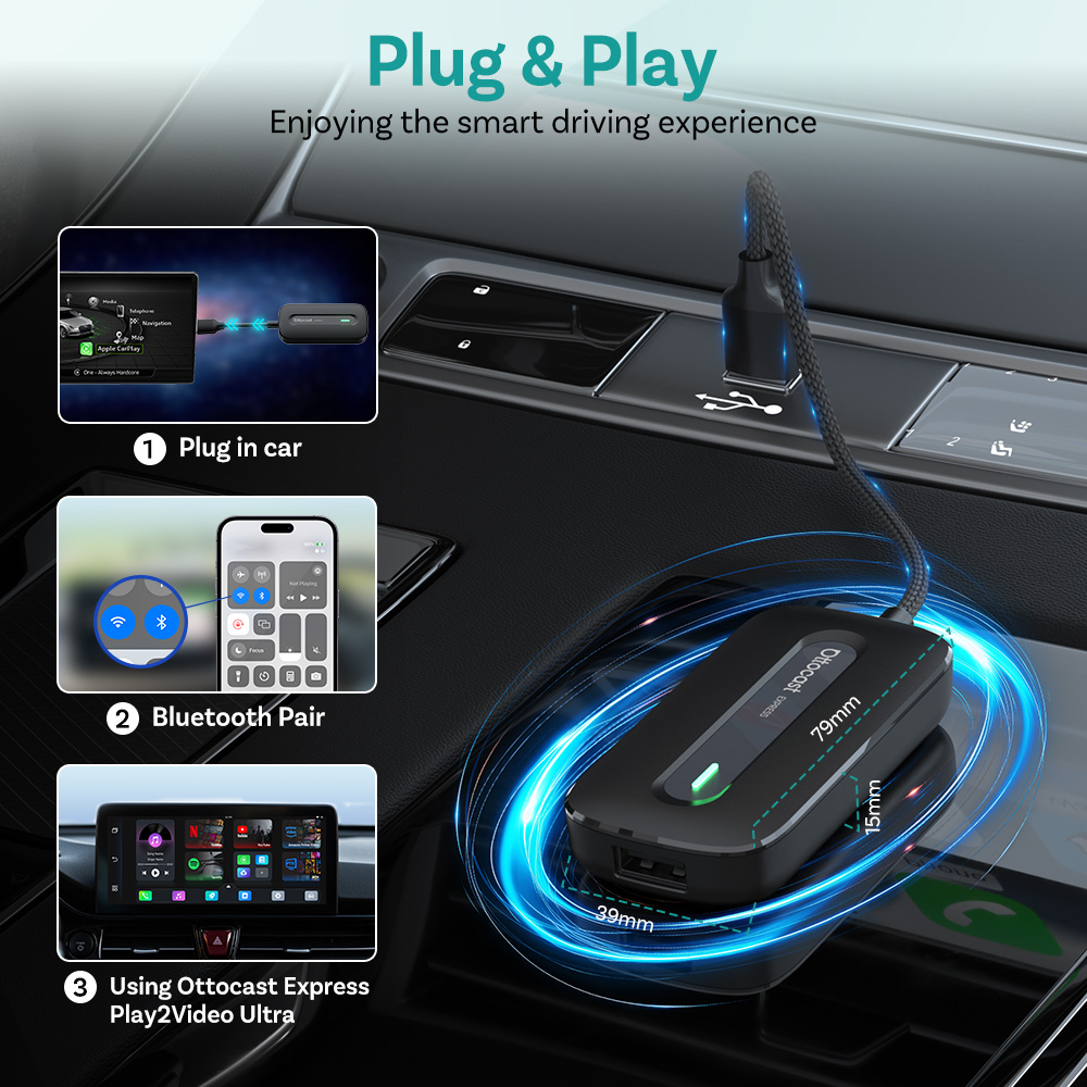 OTTOCAST Play2Video Express Wi - Car Accessories Youtube avis et prix
