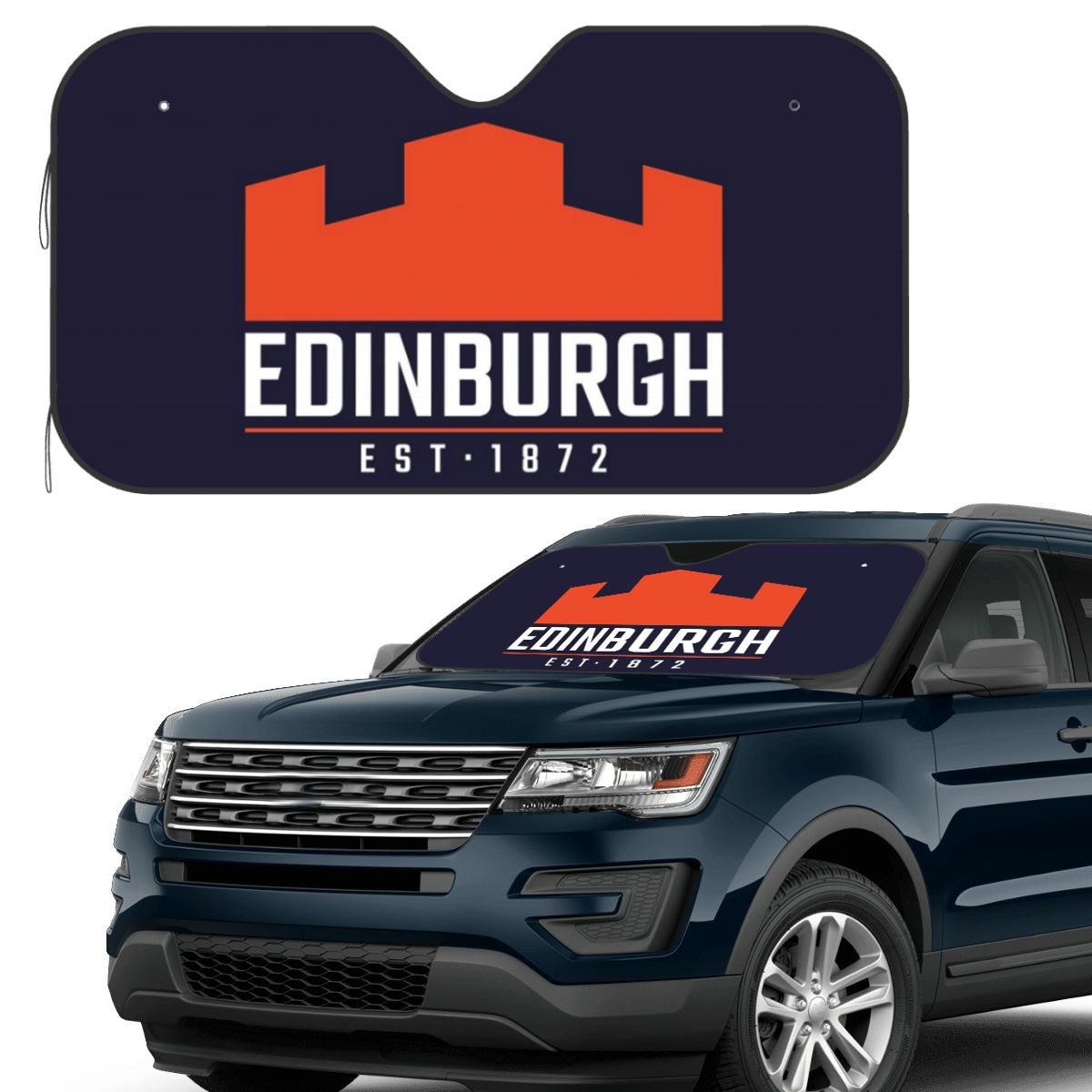 The Edinburgh Rugby Logo 2 Sun - Car Accessories Edinburgh avis et prix