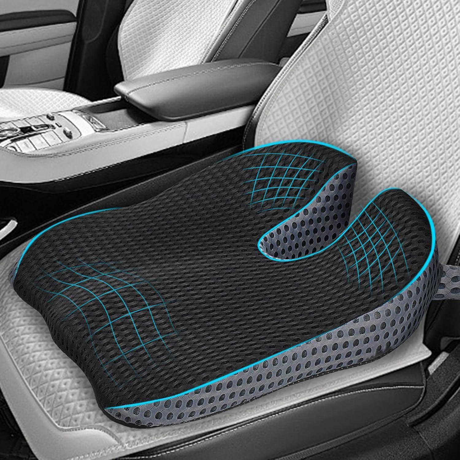 Memory Foam Car Wedge Seat Cus - Car Seat Cushion Memory Foam avis et prix