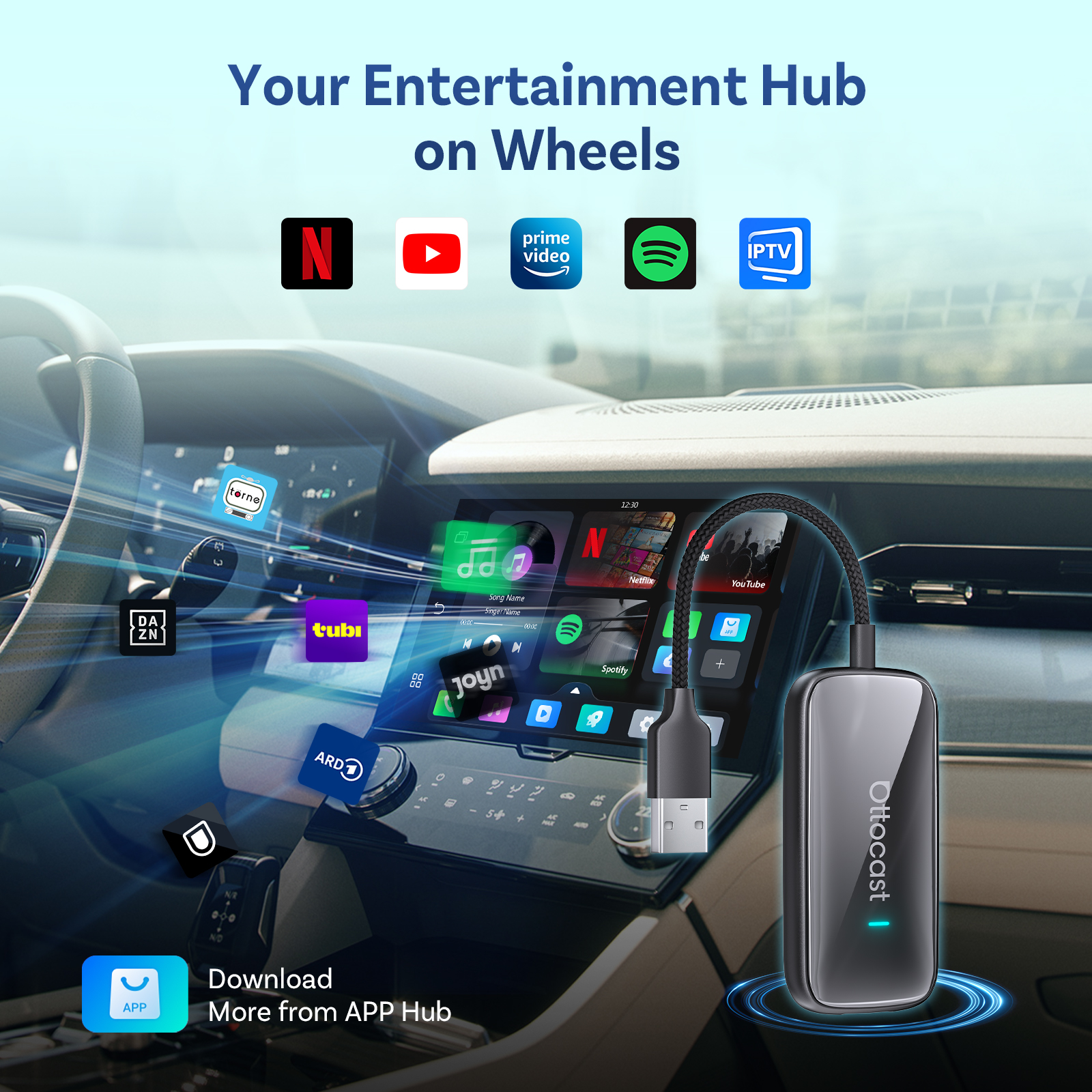 OTTOCAST Play2Video Ultra Wire - Car Accessories Youtube avis et prix