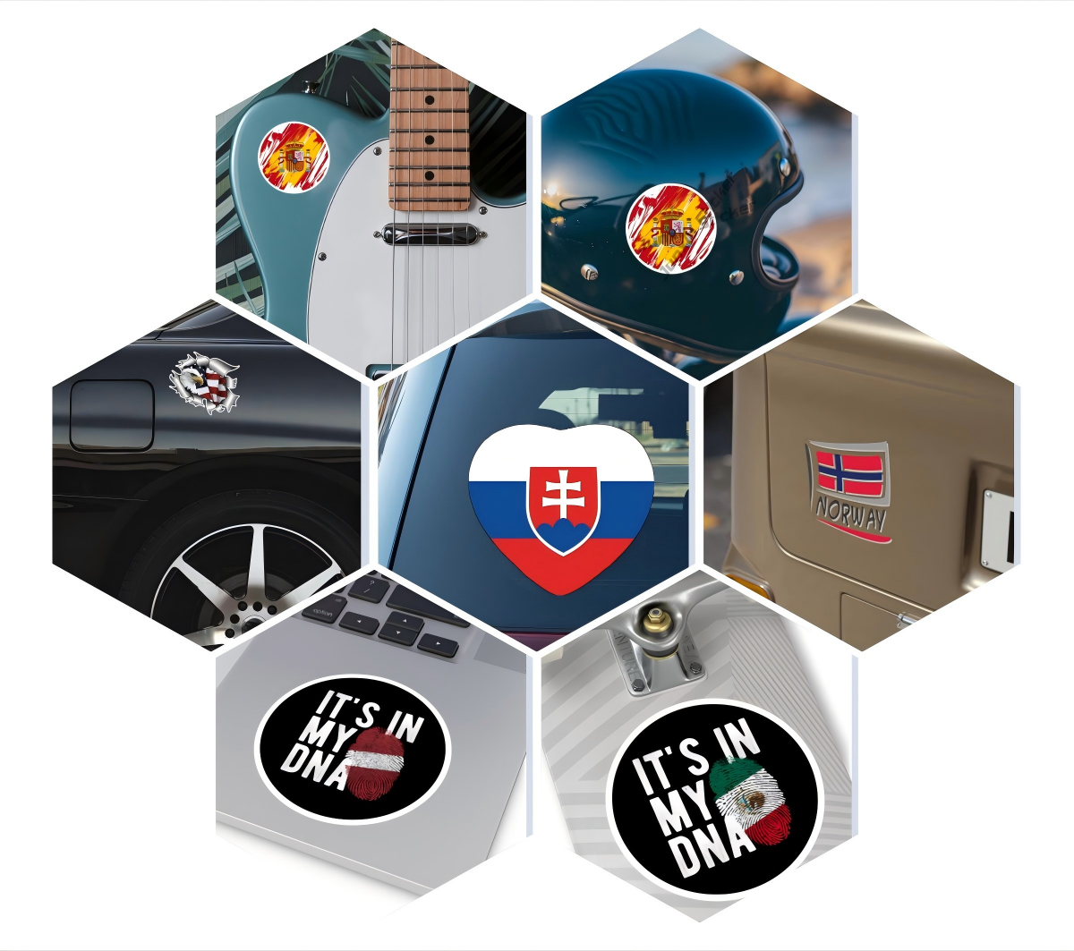 Cyprus Round Flag Flower Stick - Car Accessories Cyprus avis et prix