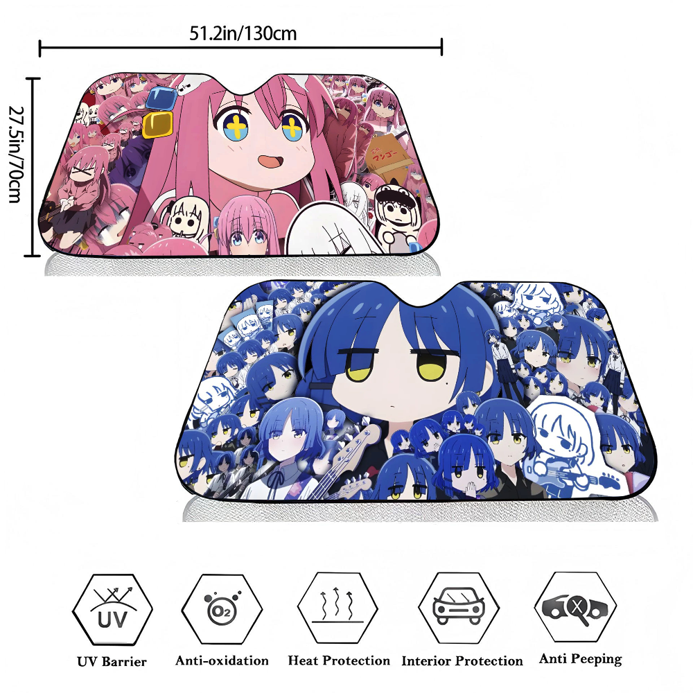 Anime B-bocchi The Rock Cartoo - Car Accessories Window avis et prix