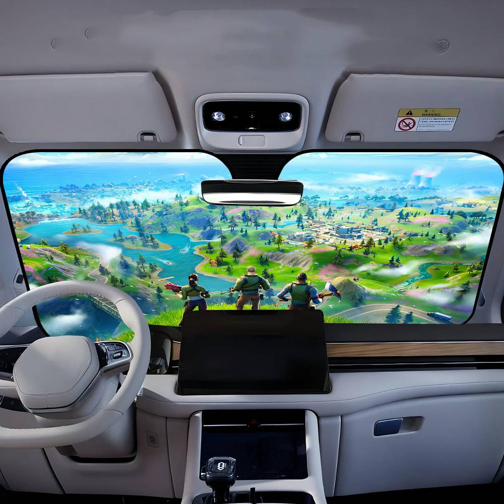 Cartoon Game F-FortniteS Car W - Car Accessories Window avis et prix