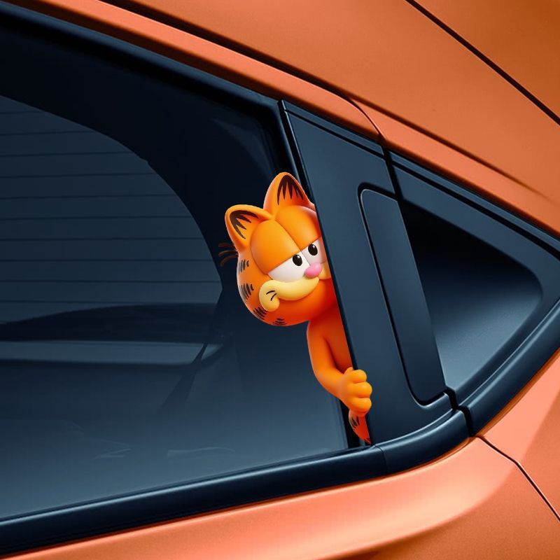Garfield anime cartoon cute fu - Car Accessories Window avis et prix