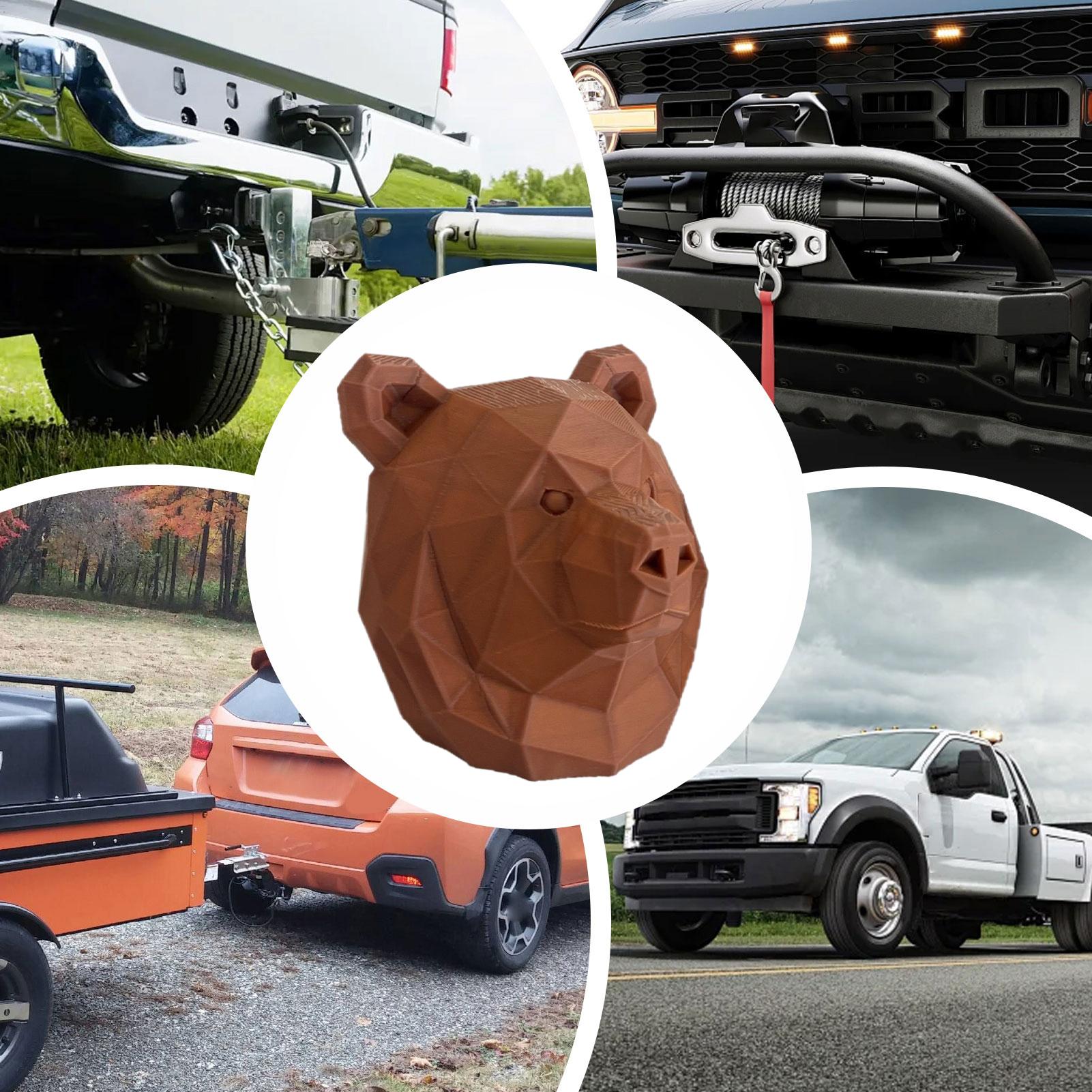 Trailer Hitch Cap Bear Head 2i - Car Accessories Youtube avis et prix