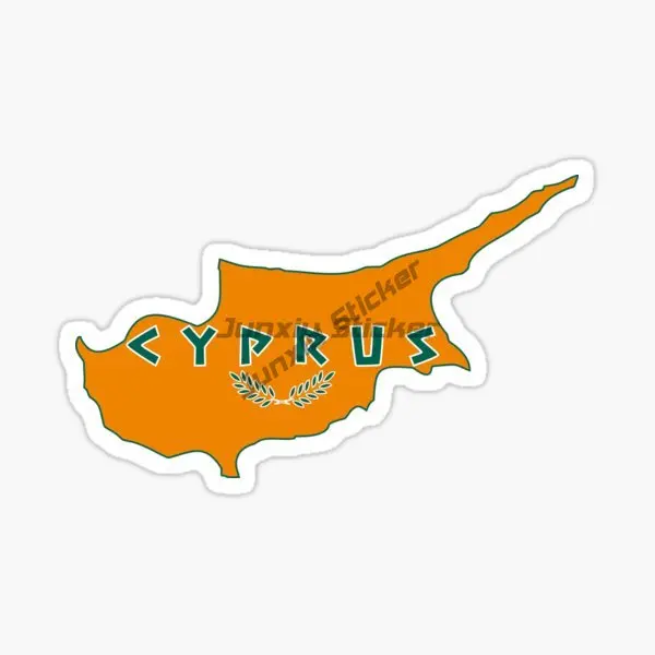 Creative Cyprus Flag Map Water - Car Accessories Cyprus avis et prix