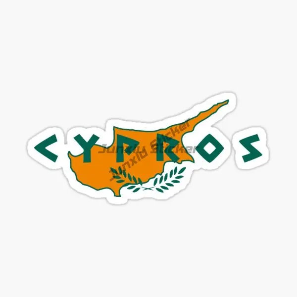 Creative Cyprus Flag Map Water - Car Accessories Cyprus avis et prix
