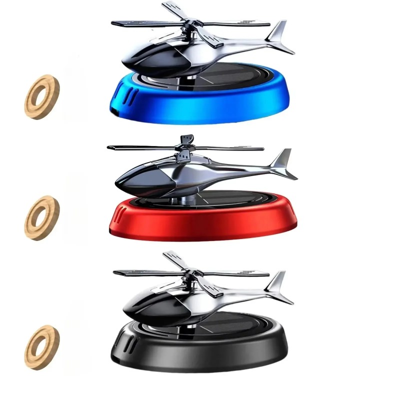 Solar Powered Helicopter Car A - Car Accessories Perfume avis et prix