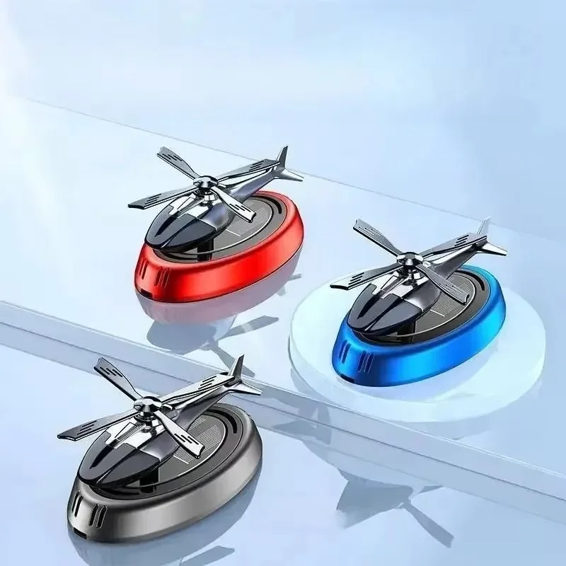 Solar Powered Helicopter Car A - Car Accessories Perfume avis et prix